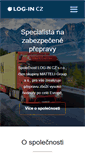 Mobile Screenshot of login-logistik.cz